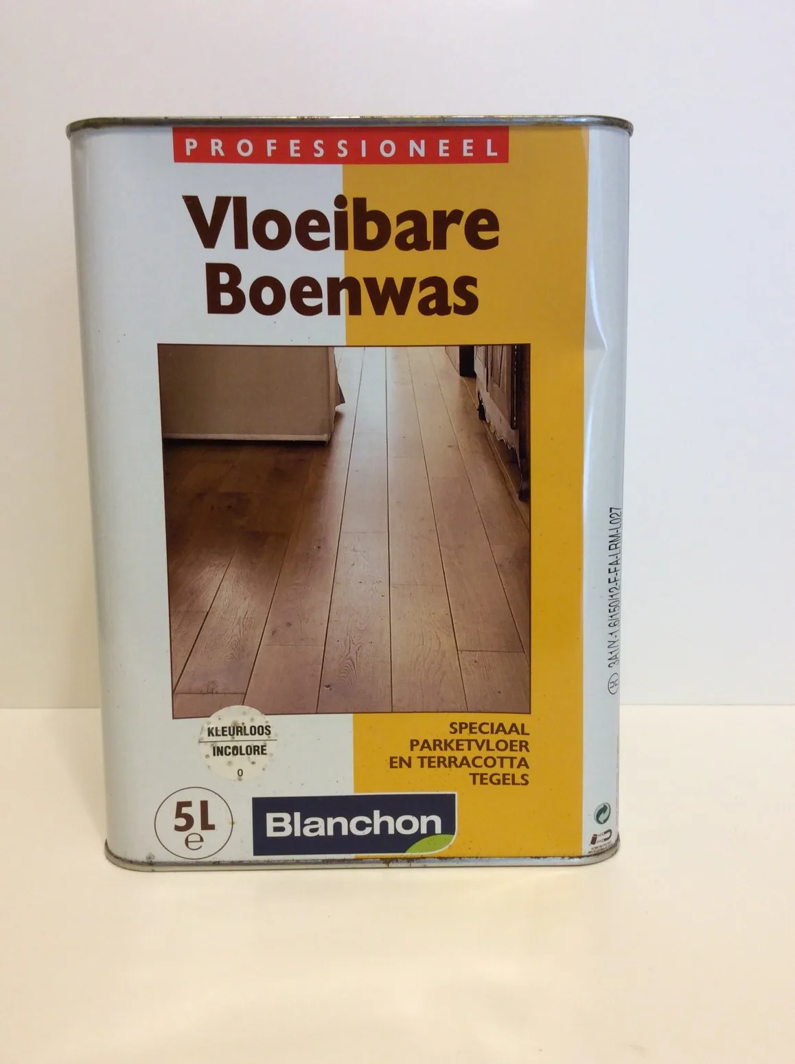 vloeibare boenwas 5 liter kleurloos (wit)