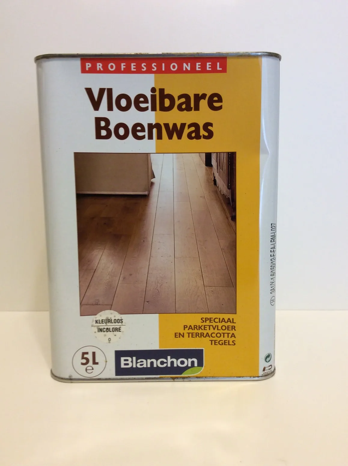 vloeibare boenwas 5 liter naturel (geel)