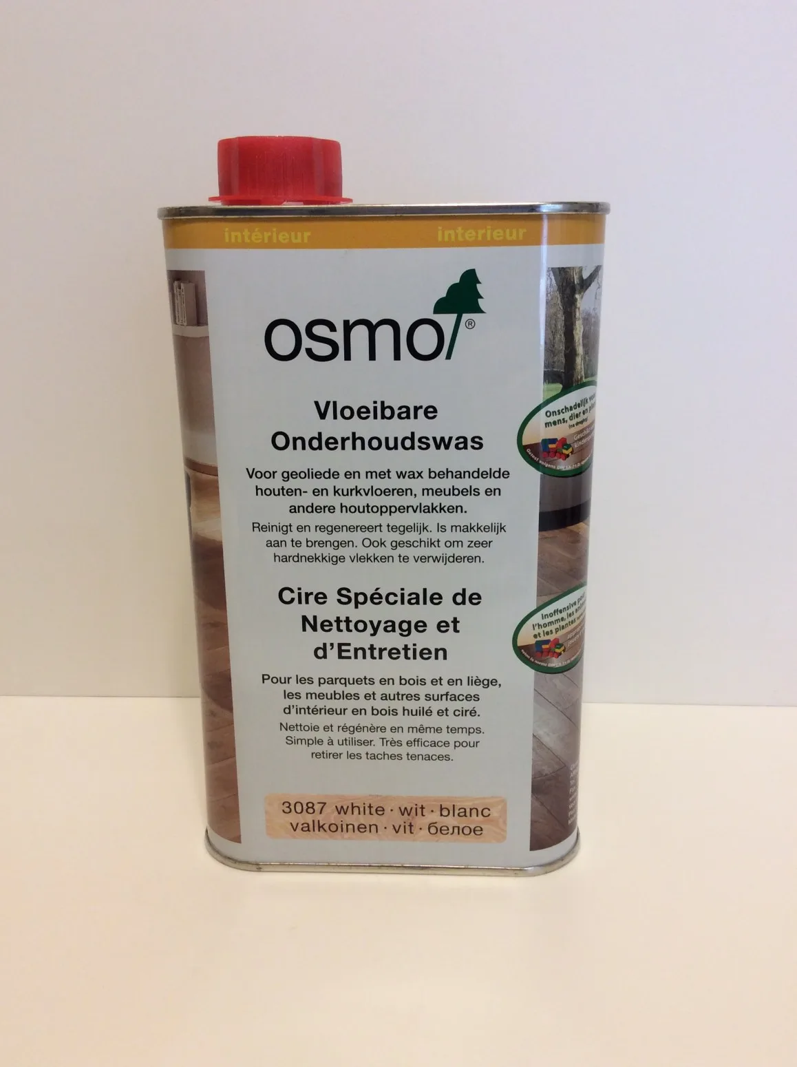 Vloeibare onderhoudswas 1 liter wit